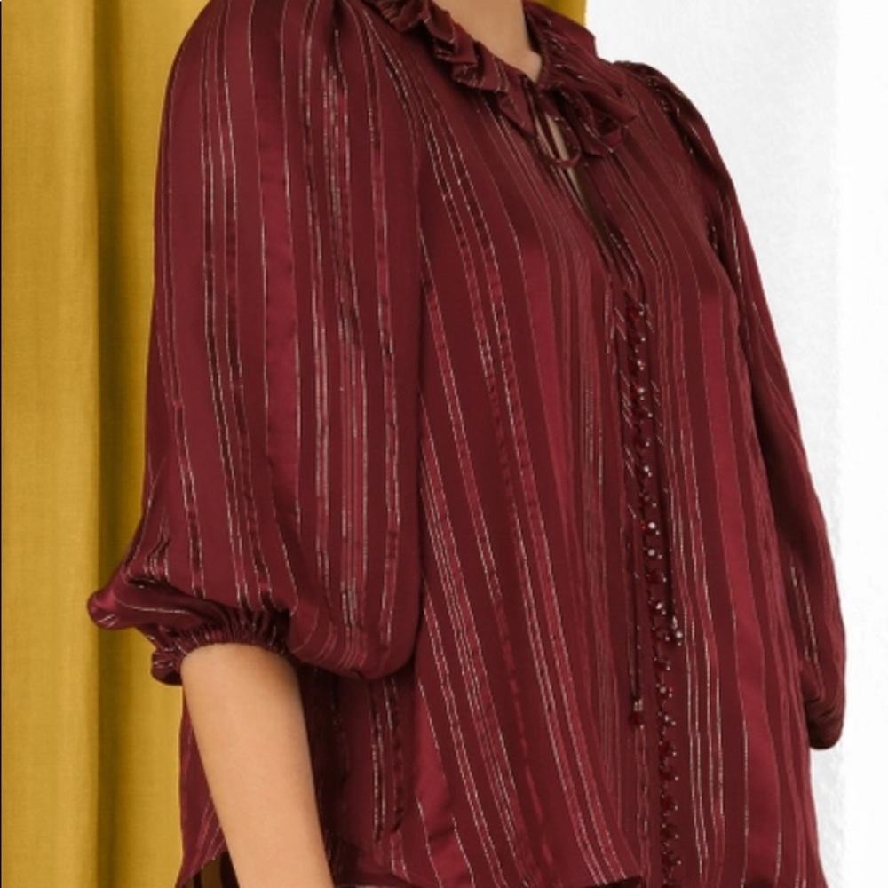Zimmermann concert lurex blouse
